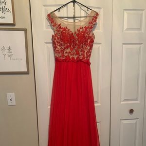 Sherri Hill Red Prom Dress